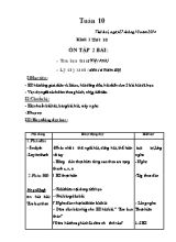 Giáo án Âm nhạc Lớp 1 - Tuần 10 - Năm học 2014-2015